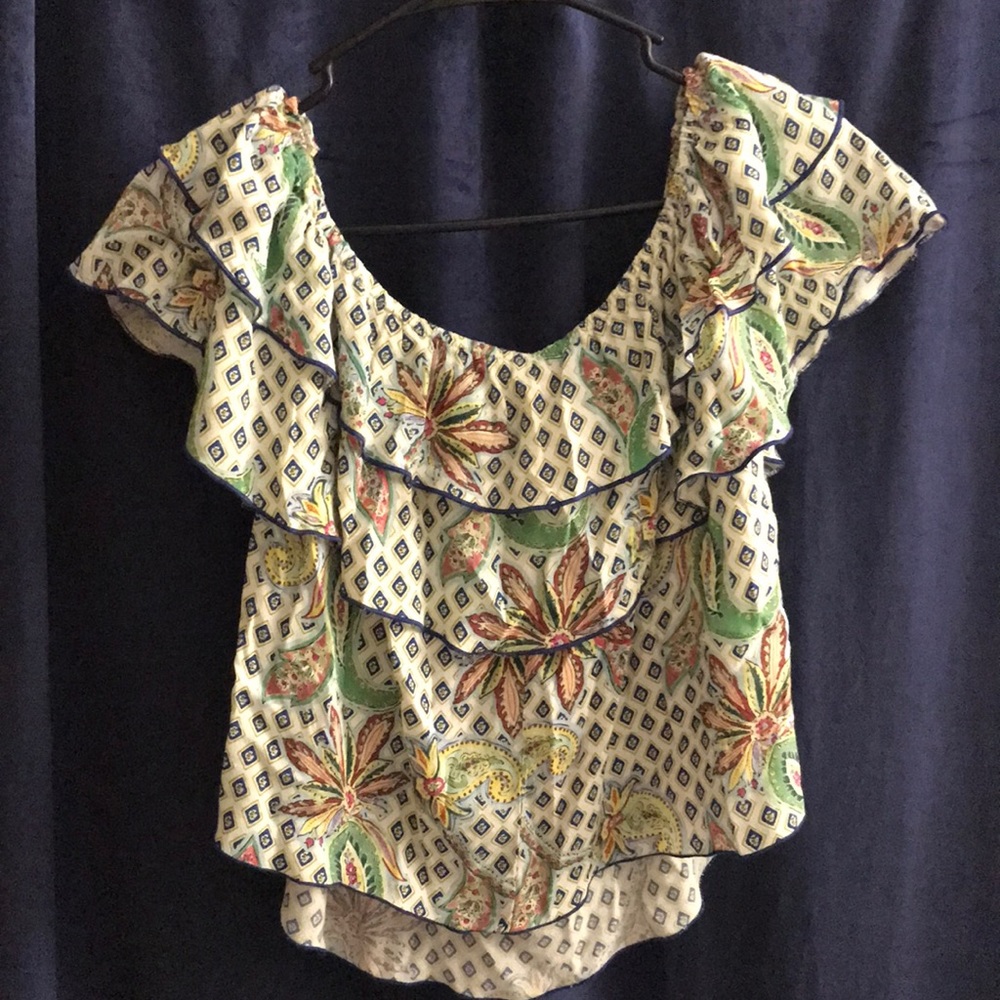 ZARA off the shoulder blouse in size Small